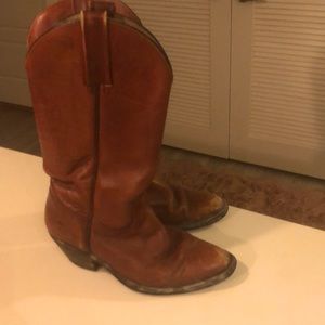 Frye leather cowgirl boots